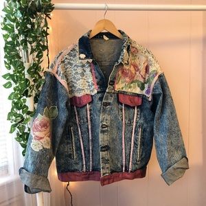 🌸3 for $30 sale🌸Vintage Handmade 80s Den. Jacket